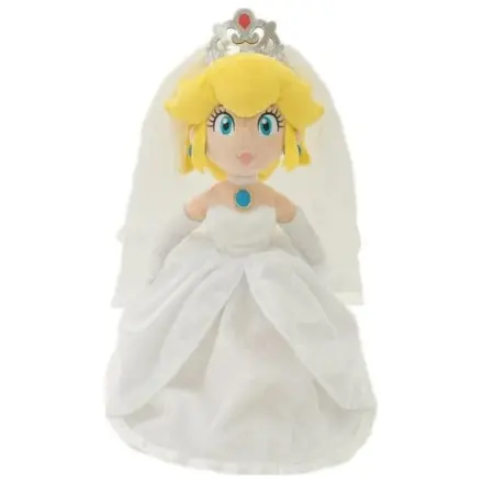 Super Mario Plüschfigur Princess Peach Wedding 40 cm Produktfoto