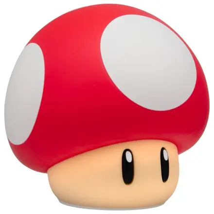 Super Mario SquishyGlo Silikon Licht Super Mushroom 15 cm Produktfoto