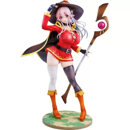 Super Sonico x Konosuba PVC Statue 1/7 Super Sonico Megumin Kollaboration Version 25 cm Produktfoto