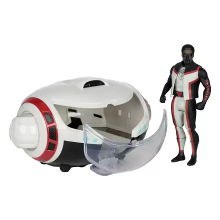 Superman (2025) DC Direct Super Powers Action Figur mit Fahrzeug Mr. Terrific & T-Craft Produktfoto