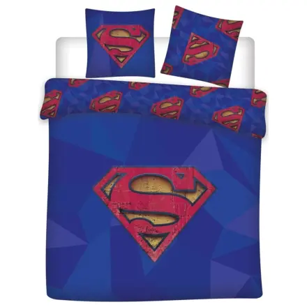 Superman Blue doppelt Bettdeckenbezug Produktfoto