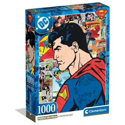 Superman Comic 1000-teiliges Kompakt Puzzle Produktfoto