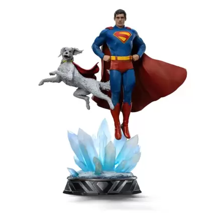 Superman Legacy Art Scale Statue 1/10 Superman & Krypto 32 cm Statue Produktfoto