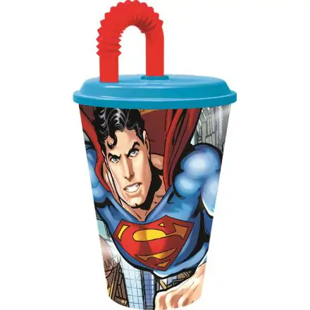Superman Strohhalmbecher, Plastik 430 ml Produktfoto