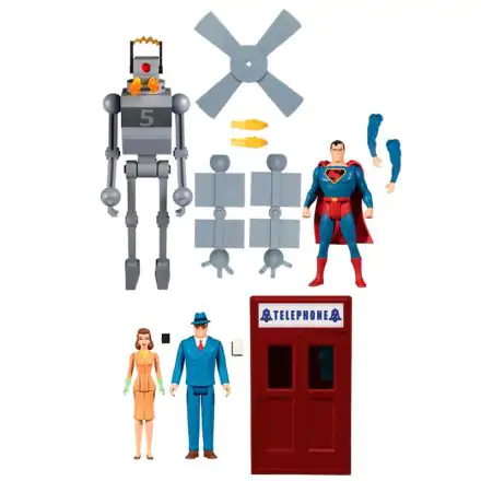Superman The Mechanical Monsters (1941) 5 Points Actionfiguren Deluxe Box Set 10 cm Produktfoto