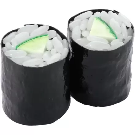 Sushi Plastik Model Kit 1/1 Kappa Maki (Cucumber Sushi Roll) (re-run) 3 cm Produktfoto