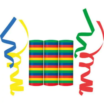 Colorful Serpentine Streamers, 3er-Pack Produktfoto