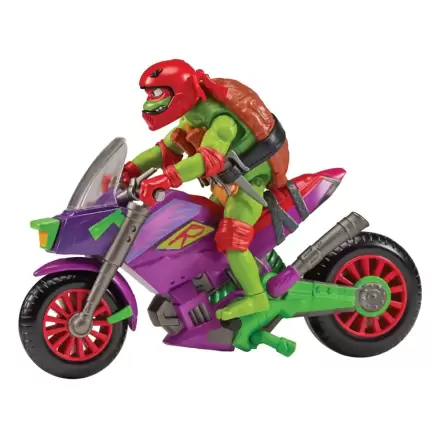 Tales of the Teenage Mutant Ninja Turtles Action Figur mit Fahrzeug Raphael & Purple Dragon 12 cm Produktfoto