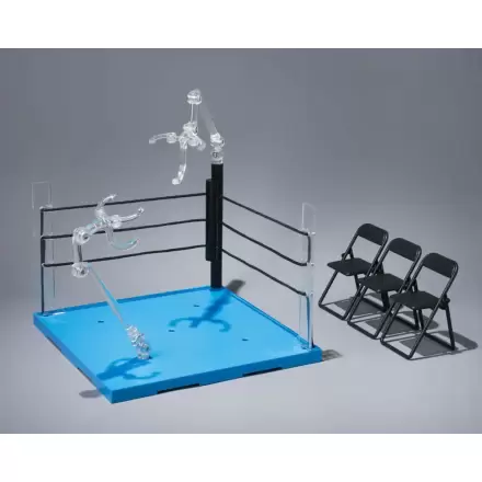 Tamashii Stage Actionfiguren-Zubehör Act Ring Corner & Folding Chair Set Neutral Ver. Produktfoto