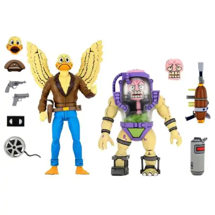 Teenage Mutant Ninja Turtles Actionfiguren Doppelpack Ace Duck & Mutagen Man 18 cm Produktfoto