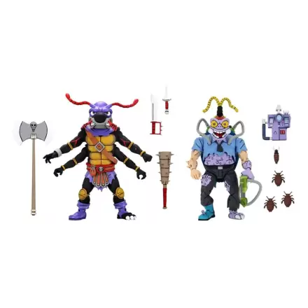 Teenage Mutant Ninja Turtles Actionfiguren Doppelpack Antrax & Scumbug 18 cm Produktfoto