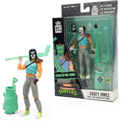Teenage Mutant Ninja Turtles BST AXN Actionfigur Casey Jones Skull Face Glow-in-the-Dark SDCC Exclusive 13 cm Produktfoto