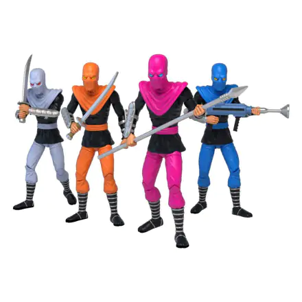 Teenage Mutant Ninja Turtles BST AXN Actionfiguren 4er-Pack Foot Soldiers 13 cm Produktfoto