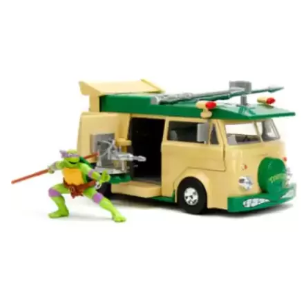 Teenage Mutant Ninja Turtles Diecast Modell 1/24 Donatello & Party Wagon termékfotója