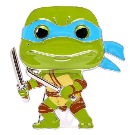 Teenage Mutant Ninja Turtles POP! Pin Ansteck-Pin Leonardo 10 cm Produktfoto