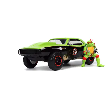 Teenage Mutant Ninja Turtles Hollywood Rides Diecast Modell 1/24 1967 Chevrolet Camaro mit Raphael Figur Produktfoto