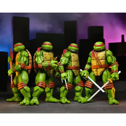 Teenage Mutant Ninja Turtles (Mirage Comics) Actionfiguren 4er-Pack Leonardo, Raphael, Michelangelo, & Donatello 18 cm Produktfoto