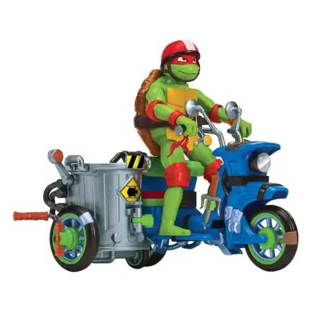 Teenage Mutant Ninja Turtles: Mutant Mayhem Action Figur Raphael & Scooter mit Beiwagen 11 cm Produktfoto