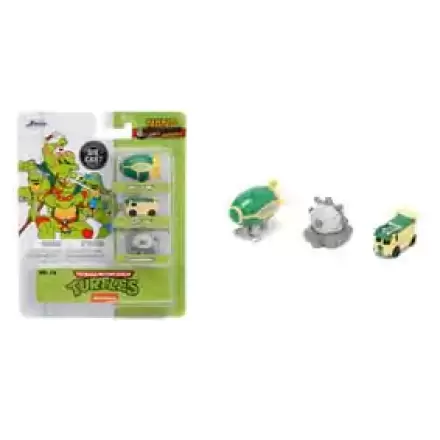 Teenage Mutant Ninja Turtles Nano Cars Diecast Miniautos 3-er Pack Produktfoto