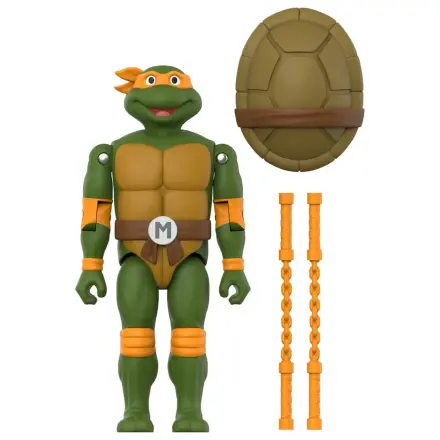Teenage Mutant Ninja Turtles ReAction+ Action Figur Welle 02 Michelangelo Produktfoto