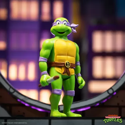 Teenage Mutant Ninja Turtles  ReAction Actionfigur Donatello 10 cm termékfotója