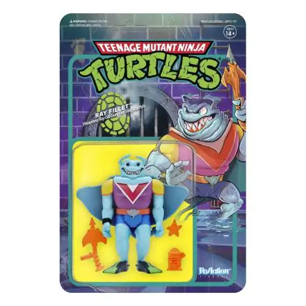Teenage Mutant Ninja Turtles ReAction Actionfigur Ray Fillet Wave 4 10 cm Produktfoto