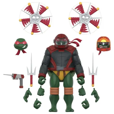 Teenage Mutant Ninja Turtles Ultimates Actionfigur Wave 14 Raphael (Road Gear) Produktfoto
