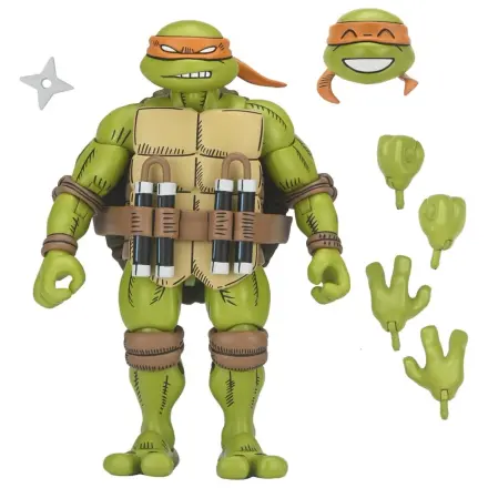 Teenage Mutant Ninja Turtles x Usagi Yojimbo Ultimative Actionfigur Michelangelo 18 cm Produktfoto