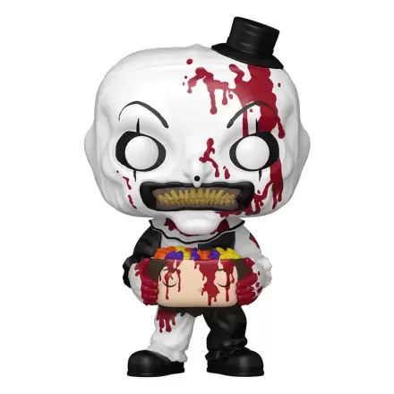 Terrifier 2 Funko POP! Movies Vinyl Figur Art the Clown mit Süßigkeiten gefülltem Kopf 9 cm Produktfoto