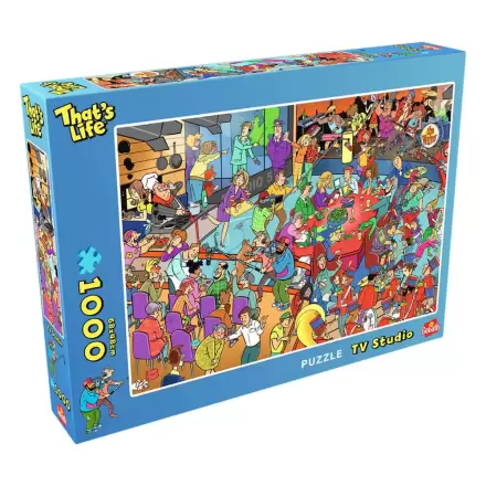 That´s Life Bix Box Puzzle TV Studio (1000 Teile) termékfotója