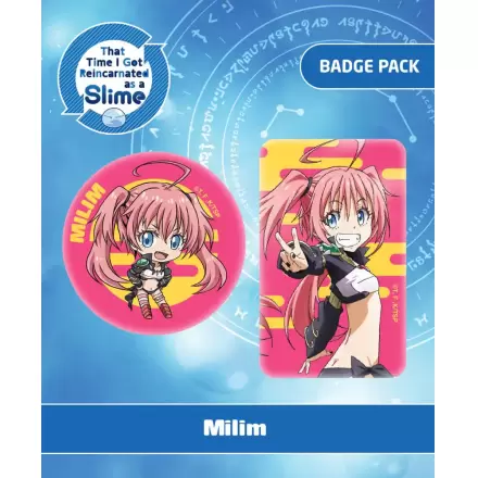 That Time I Got Reincarnated as a Slime Ansteck-Buttons Doppelpack Milim Produktfoto
