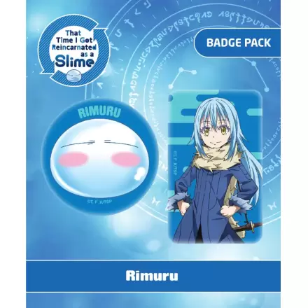 That Time I Got Reincarnated as a Slime Ansteck-Buttons Doppelpack Rimuru termékfotója