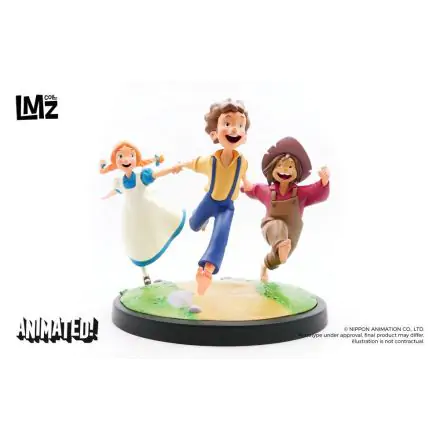The Adventures of Tom Sawyer Animated! Statue Tom, Huck & Becky 23 cm Produktfoto