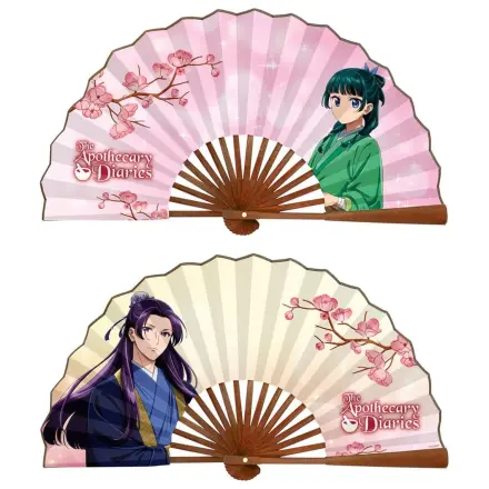 The Apothecary Diaries Japanischer Fächer aus Bamboo Maomao & Jinshi Produktfoto