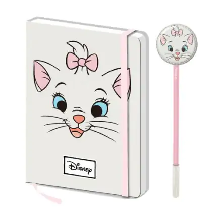 Aristocats Notizbuch mit Kugelschreiber Geschenk-Set Marie Produktfoto