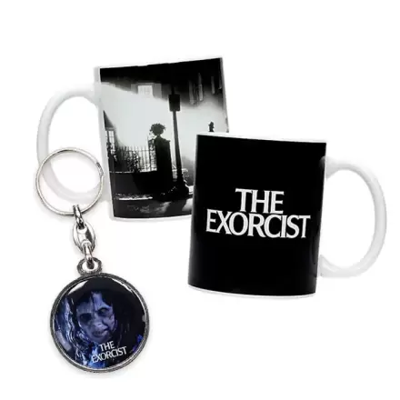 The Exorcist Tasse und Metall Schlüsselanhänger Produktfoto