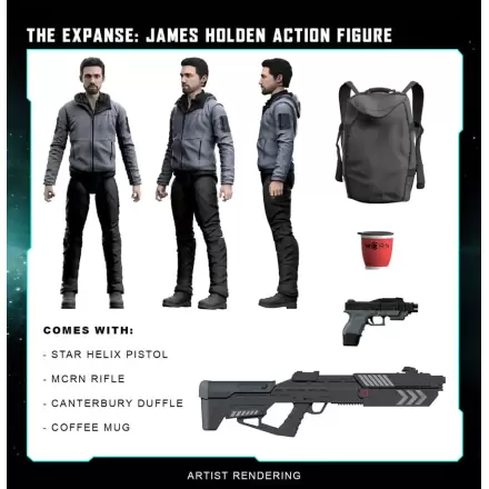 The Expanse Actionfigur James Holden 20 cm termékfotója