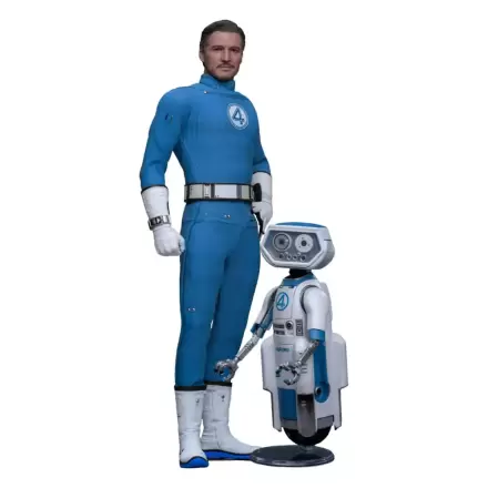 The Fantastic Four: First Steps Movie Masterpiece Action-Figuren 2er-Pack 1/6 Mister Fantastic & H.E.R.B.I.E. 30 cm Produktfoto