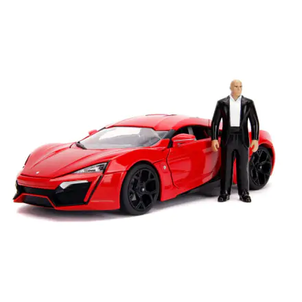 The Fast and Furious Diecast Modell Hollywood Rides 1/18 Lykan Hypersport mit Dom Figur Produktfoto
