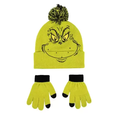 The Grinch Mütze und Handschuhe Set Produktfoto