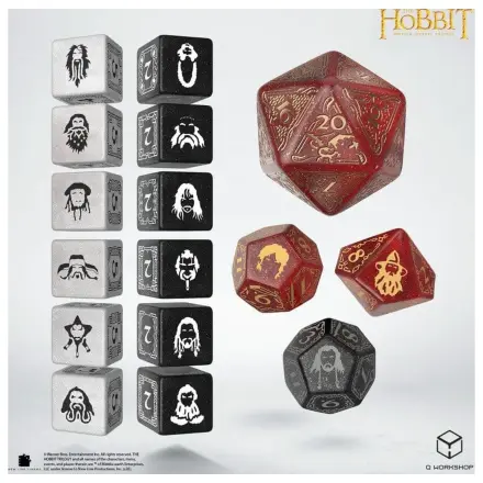 The Hobbit TCG Würfel Set von 16 Ember Hearth Produktfoto
