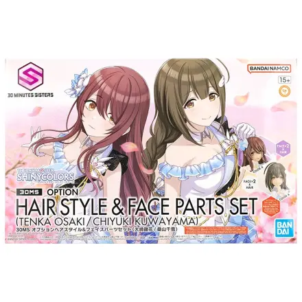 The Idolmaster 30MS Option Haarstil & Gesichtsbauteile Set Modellbausatz Produktfoto