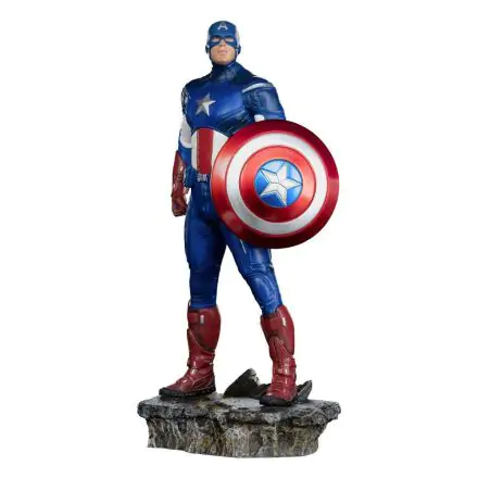 The Infinity Saga BDS Art Scale Statue 1/10 Captain America Battle of NY 23 cm termékfotója