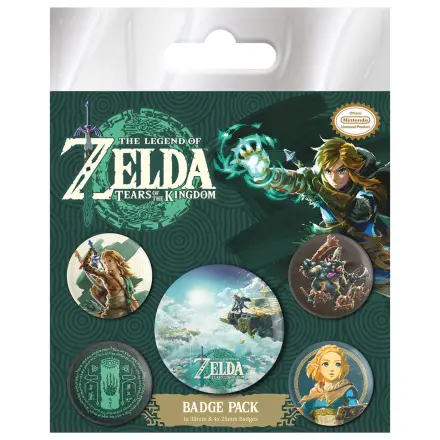The Legend of Zelda Set mit 5 Abzeichen Produktfoto