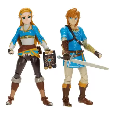 The Legend of Zelda Actionfiguren 2er-Pack Prinzessin Zelda, Link 10 cm termékfotója
