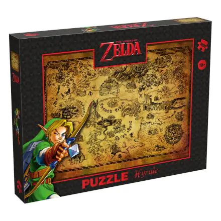 The Legend Of Zelda Puzzle Hyrule (1000 Teile) Produktfoto