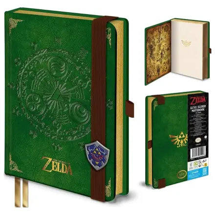 The Legend of Zelda Triforce Luxe Schieberegler Notizbuch Produktfoto