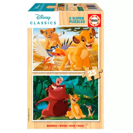 Disney The Lion King Holzpuzzle  2x16St Produktfoto