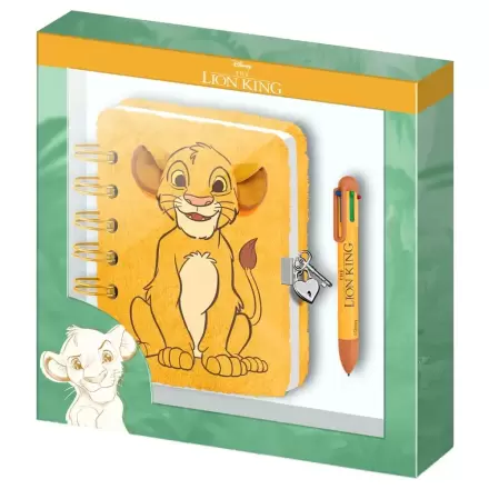 Disney The Lion King Plüsch-Tagebuch und Stift Produktfoto
