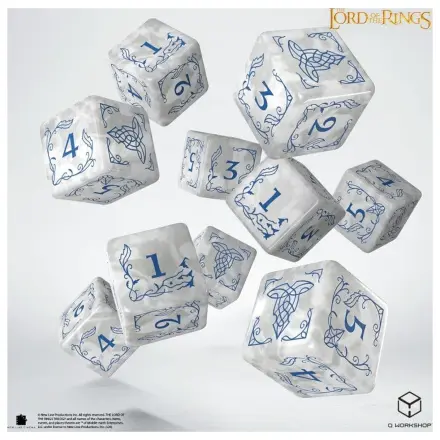 The Lord of the Rings: 10 D6 Würfel Set Rivendell (Stein) Produktfoto